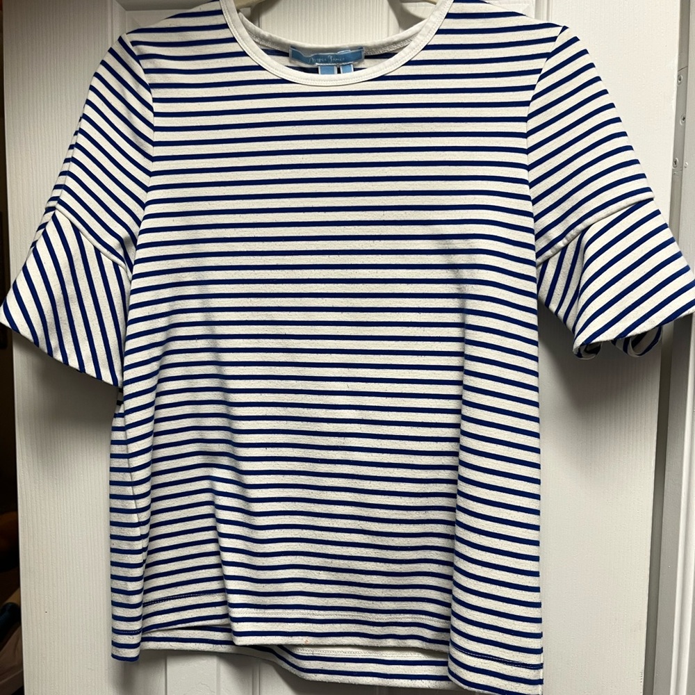 Draper James peplum top.